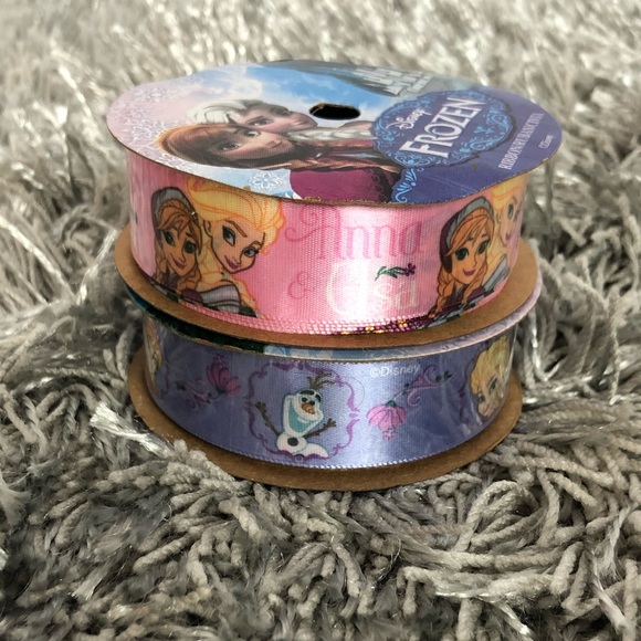 Disney Frozen Offray Craft Ribbon Elsa Anna Olaf - Picture 1 of 5